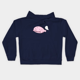 Boo! Blobfish and Spooky Ghost Kids Hoodie